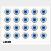 Eyeball Ronde Sticker (Vel)