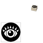 Eyeball Rubberstempel (Gestempeld)