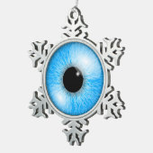 EYEBALL TIN SNEEUWVLOK ORNAMENT (Rechts)