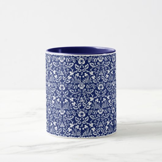 Eyebright Pattern, William Morris Coffee Mok (Midden)