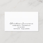 Eyebrow Eye Roos Gold Threading Microblading Visitekaartje (Achterkant)