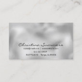 Eyebrow handgeschreven Roos Gold Threading Waxing Visitekaartje (Achterkant)