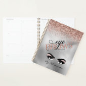 Eyebrow manuscrit Rose Gold Threading Waxing (Devant avec enveloppe)