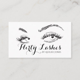 Eyebrows & Eyelash Extensions Salon Visitekaartje