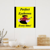 Eyebrows Haircut Vente Poster Matte (Cuisine)