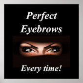 Eyebrows Haircut Vente Poster Matte (Devant)