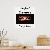 Eyebrows Poster Matte (Cuisine)