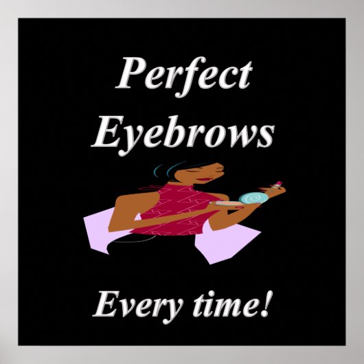 Eyebrows Poster Matte (Devant)