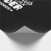 eyebrows speak louder than words cadeaupapier (Hoek)