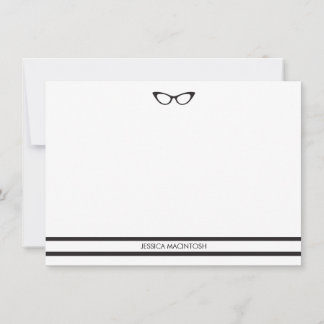 Eyeglassekaarten Notitiekaartje