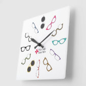 Eyeglasses Aangepaste Logo-klok Vierkante Klok (Hoek)