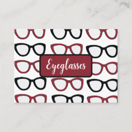 Eyeglasses Spectacles Specs Glasses Optometrist Visitekaartje