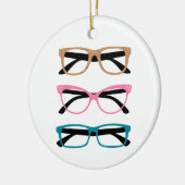 Eyeglassoorten Keramisch Ornament (Links)