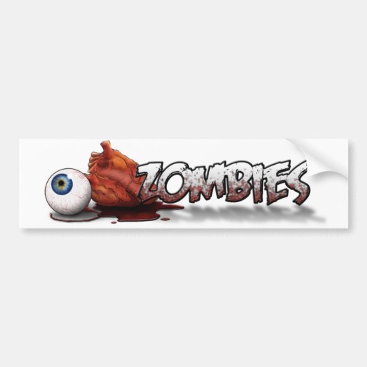 EyeHeartZombies Bumpersticker (Voorkant)