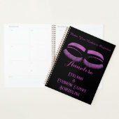 Eyelash & Beauté de l'aquarelle de luxe, violet (Devant avec enveloppe)