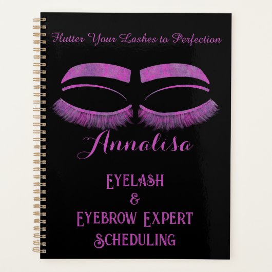 Eyelash & Beauté de l'aquarelle de luxe, violet (Devant)