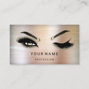 Eyelash Brow Microblade. QR CODE Logo Roos roky Visitekaartje