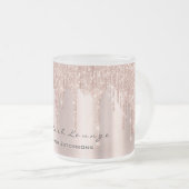 Eyelash ExAttentie Beauty Studio Roos Spark Makeup Matglas Koffiemok (Voorkant rechts)