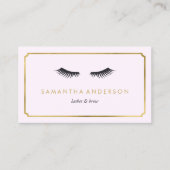 Eyelash Extension, bouillon, schoonheidsmiddelen v Visitekaartje (Voorkant)