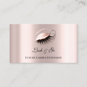 Eyelash Extension Brows Makeup Artist Luxury Roos Visitekaartje