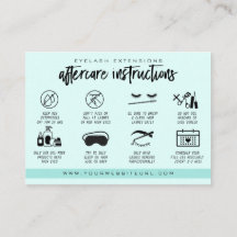 Eyelash Extension Instructions Nazorg Lash Logo
