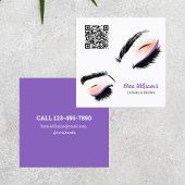 Eyelash Extension QR Code Visitekaartje