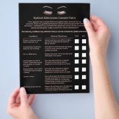 Eyelash Extensions Aansprakelijkheidsverklaring Ee Flyer (Hand)