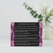 Eyelash Extensions Aftercare - Contact - Lash Menu (Debout devant)