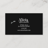 Eyelash Extensions Big Eyes Lashes Visitekaartje (Achterkant)