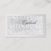 Eyelash Extensions Carte Parties scintillant argen (Devant)