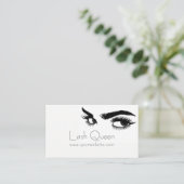 Eyelash Extensions Studio Carte de visite (Debout devant)