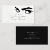 Eyelash Extensions Studio Carte de visite (Devant / Derrière)