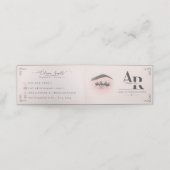 Eyelash Folded Loyalty Kaart (Buitenkant ongevouwen)