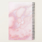 Eyelash Lashes Makeup Blush Pink Planner (Achterkant)