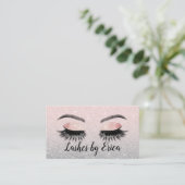 Eyelash Makeup Artist Blush Pink Glitter Loyalty (Staand voorkant)