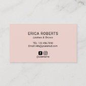 Eyelash Makeup Artist Hand Drawing Girl Loyalty (Achterkant)