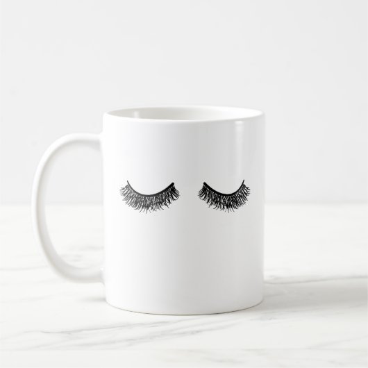 Eyelash-Mok Koffiemok (Links)