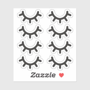 Eyelash stickers