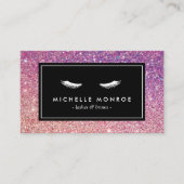 Eyelashes avec Carte de visite de Parties scintill (Devant)