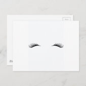 Eyelashes Briefkaart (Voorkant / Achterkant)