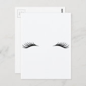 Eyelashes Briefkaart (Voorkant / Achterkant)