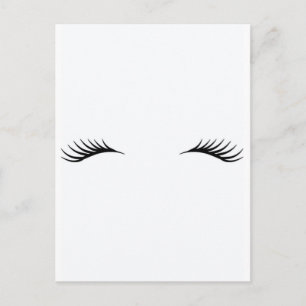 Eyelashes Briefkaart