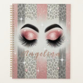 Eyelashes de Parties scintillant rose Glam (Devant)