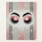 Eyelashes de Parties scintillant rose Glam (Dos)