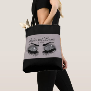 Eyelashes en Brows - Smokey Gray Silver Draagtas