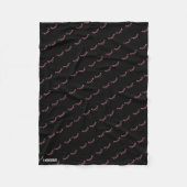Eyelashes Fleece Blanket (Voorkant)