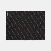 Eyelashes Fleece Blanket Deken (Voorkant (Horizontaal))