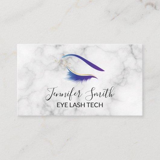 Eyelashes Makeup Artist Marble Loyalty (Voorkant)