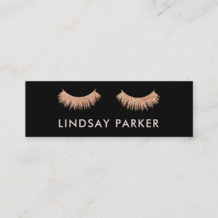 Eyelashes maquillage Artiste Mini Carte de visite 