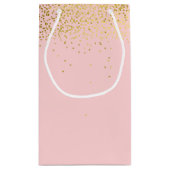 Eyelashes met Gold Glitter Klein Cadeauzakje (Achterkant)